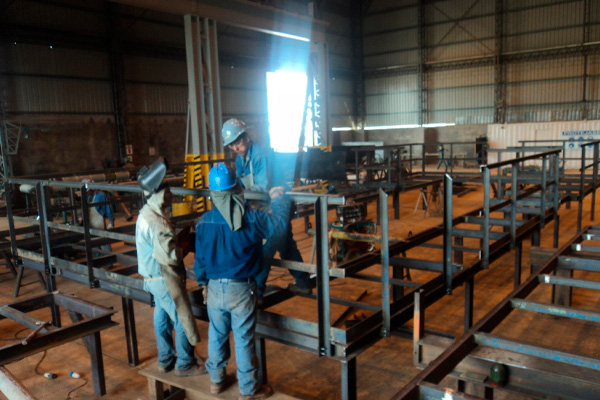 Prefabricación de Estructuras Metálicas
